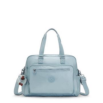 Kipling Alanna Metallic Diaper Bags Pearl Teal Metallic | AU 1241TC